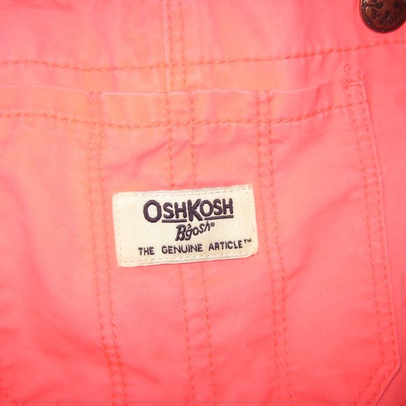 OshKosh B'gosh, Bright Pink Romper, 5T - Picture 3 of 3
